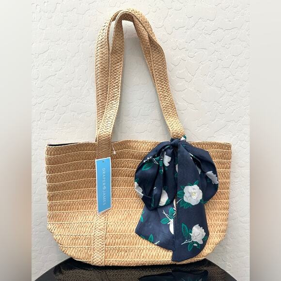 🆕 DRAPER JAMES | Everyday Vacation Straw Bag - Picture 1 of 7